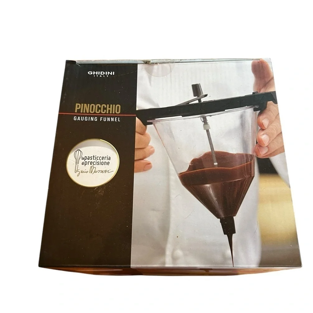 Ghidini Italy Pinocchio Gauging Funnel Liquid or Batter Dispenser NIB Unsealed